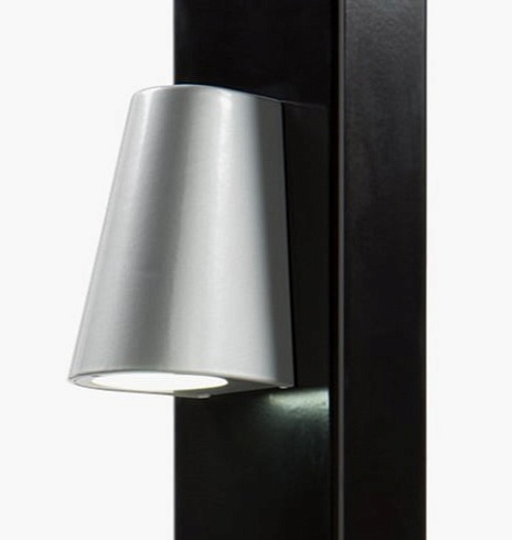 Заказать Элегантное LED-освещение Locinox (Бельгия) TRICONE для ворот, цвета zilver и 9005 (черный) в Бахчисарае