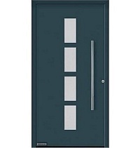 Двери входные алюминиевые  ThermoPlan Hybrid Hormann – Мотив 501 в Бахчисарае