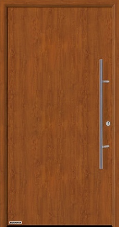 Заказать входные двери Hormann Thermo 65, Мотив 010 с декором поверхности под древесину в Бахчисарае