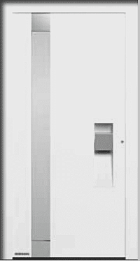 Двери входные алюминиевые ThermoCarbon Hormann - Мотив 306 в Бахчисарае